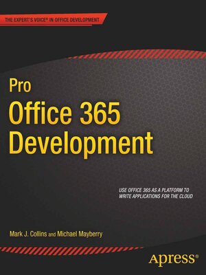 cover image of Pro Office 365 Development